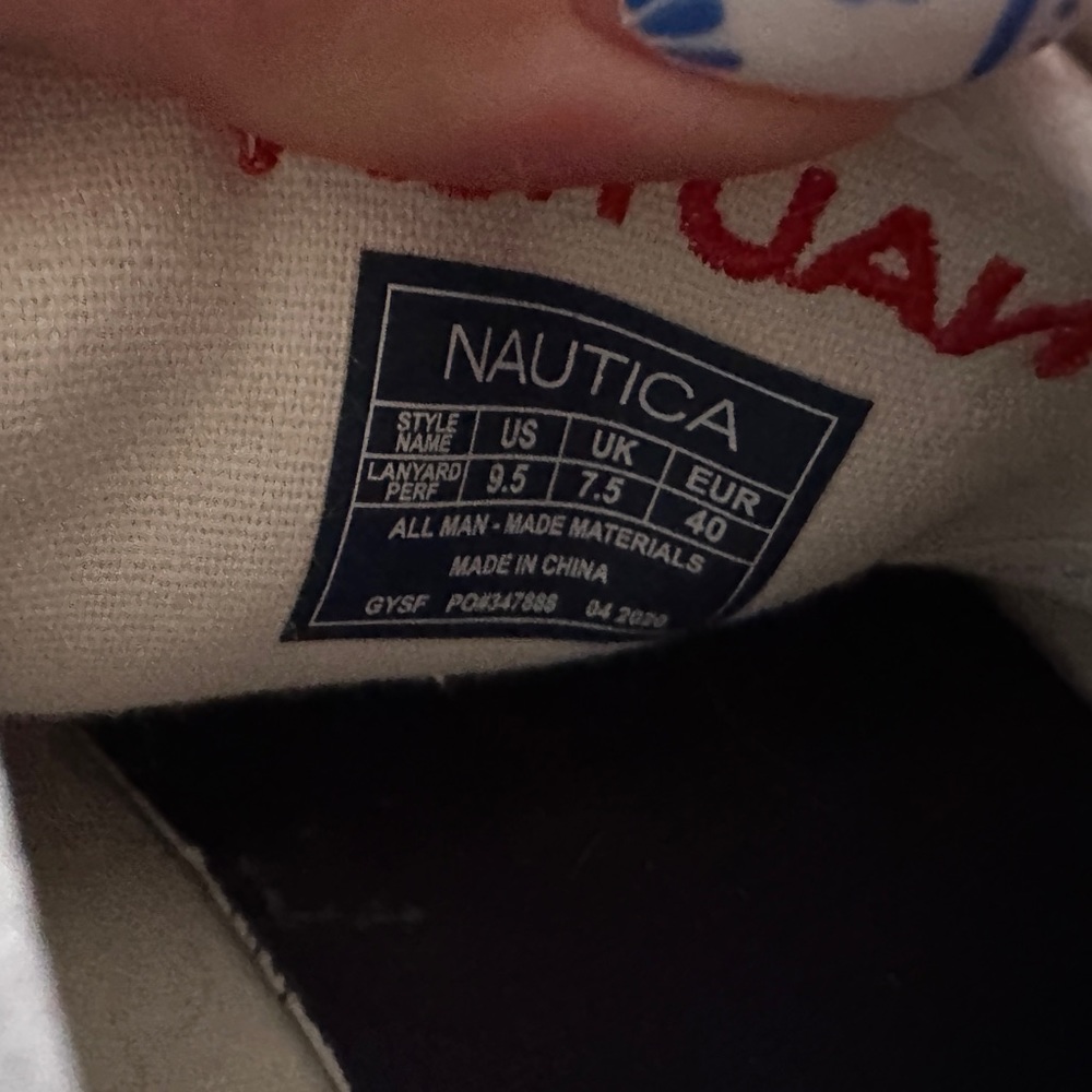 Nautica Lanyard Performance Red & White Women’s Sneakers, Size 9.5 - Picture 7 of 7